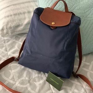 Longchamp Backpack Navy Blue